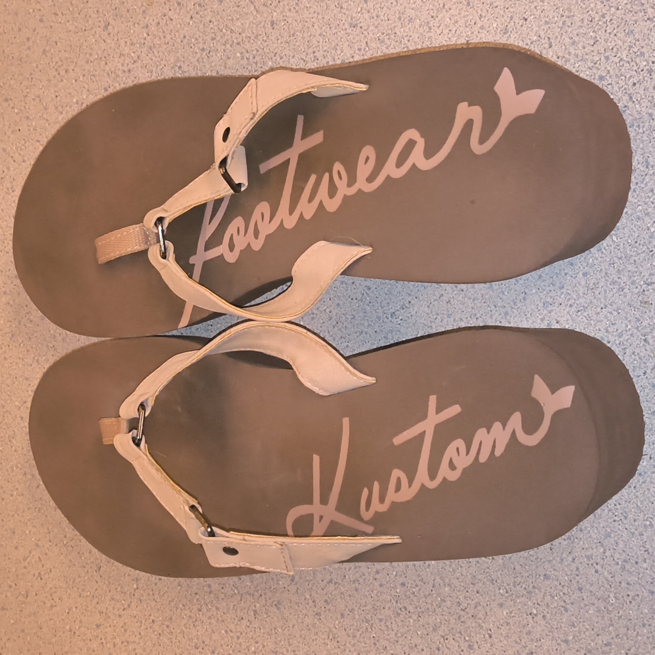 Kustom Footwear Brand Flip Flop SandalsNwot